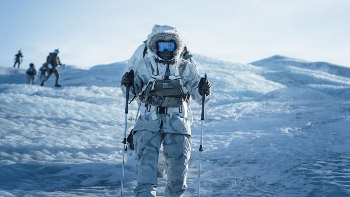 U.S. Air Force Special Operations Forces (SOF) Airmen and Danish Frogmen navigate the ice sheet during a simulated search and rescue for ARCTIC EDGE 2026 (AE26) in Kangerlussaq, Greenland, March 7, 2026. U.S. Air Force SOF Airmen conducted training alongside Danish Frogmen and Greenland Search and Rescue. AE26 is a North American Aerospace Defense Command (NORAD) and U.S. Northern Command-led homeland defense exercise designed to improve readiness, demonstrate capabilities, and enhance Joint and Allied Force interoperability in the Arctic. (U.S. Air Force photo by Christian Sundsdal)