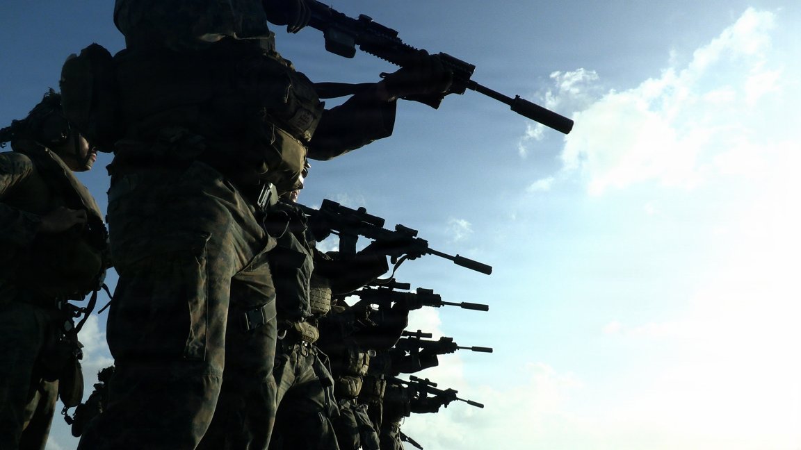 U.S. Marines with Lima Company, Battalion Landing Team 3rd Battalion, 1st Marine Regiment, 31st Marine Expeditionary Unit, conduct a live fire deck shoot aboard the amphibious assault ship USS Tripoli (LHA 7), Philippine Sea, March 16, 2026. The 31st MEU is a persistent, combat credible force operating aboard the ships of the Tripoli Amphibious Ready Group in the U.S. 7th Fleet area of operations, routinely interacting and operating with our allies and partners to contribute to deterrence, security, crisis response, and combat operations in the Indo-Pacific region. (U.S. Marine Corps photo by Lance Cpl. Gerardo Mendez)