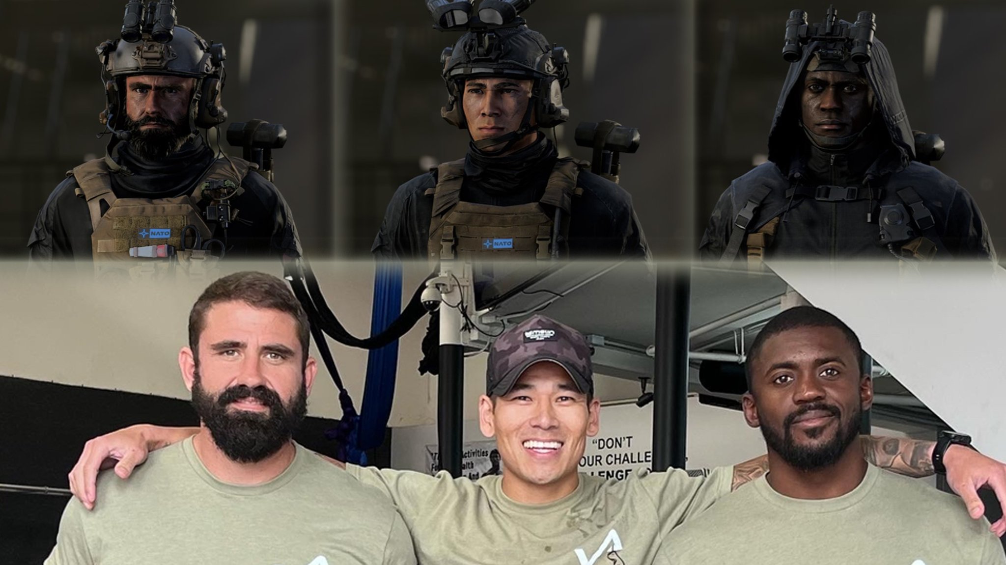 Former Marine Raiders Prime Hall, Don Tran and Rick Briere, lent their likenesses to the latest season of "Battlefield 6."
