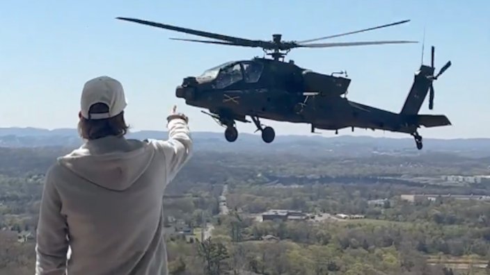 Army officials said they have opened an investigation into the flight of two AH-64 attack helicopters that buzzed a Nashville, Tennessee-area home with Kid Rock.