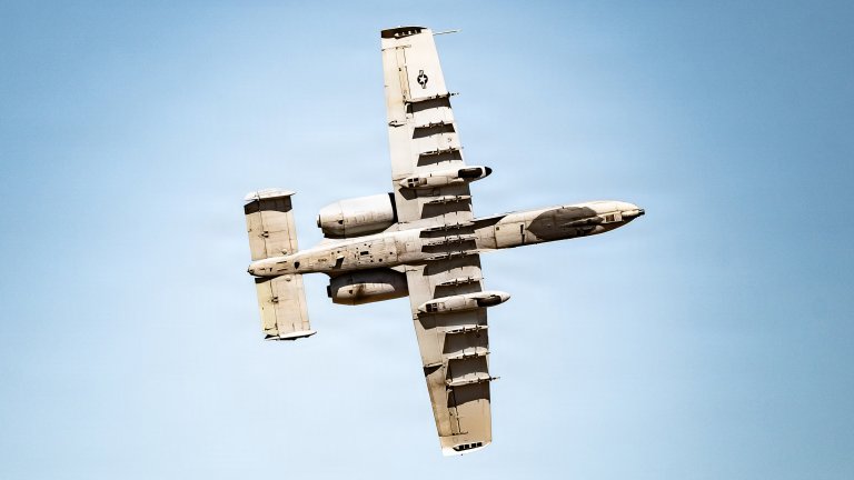 A U.S. Air Force A-10 Thunderbolt II assigned to Davis-Monthan Air Force Base, flies over the 56th Fighter Wing, March 20, 2026, at Luke Air Force Base, Arizona. Events that bring together service members and communities help reinforce support for the joint force mission. Sharing the capabilities of modern and historic aircraft helps connect communities with the legacy and future of American airpower. (U.S. Air Force photo by Senior Airman Belinda Guachun-Chichay)