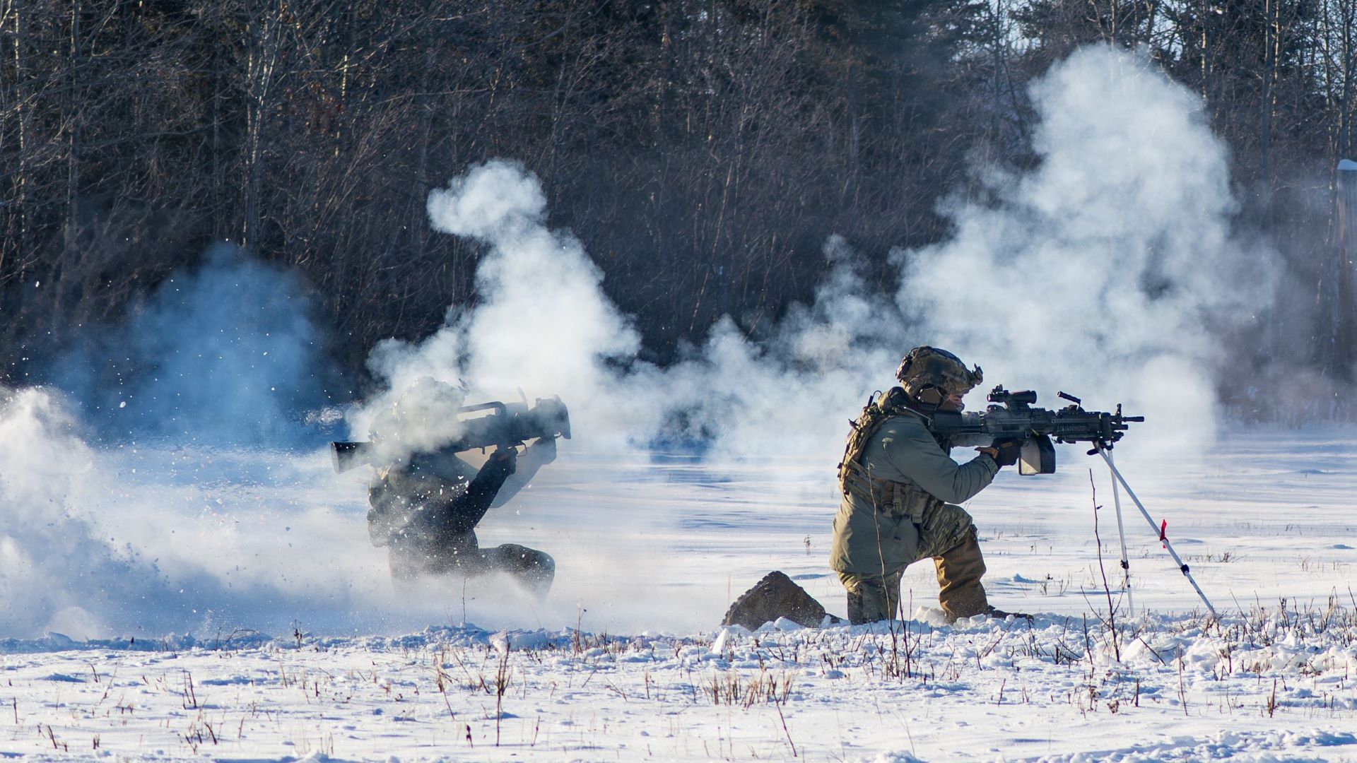 Header Image: U.S. Marine Raiders assigned to Marine Forces Special Operations Command conduct live-fire training during Arctic Edge 2026 (AE26) on Fort Greely, Alaska, Feb. 21, 2026. AE26 is a NORAD and U.S. Northern Command-led homeland defense exercise designed to improve readiness, demonstrate capabilities, and enhance Joint and Allied Force interoperability in the Arctic. (U.S. Navy photo by Mass Communication Specialist 1st Class Trey Hutcheson)  