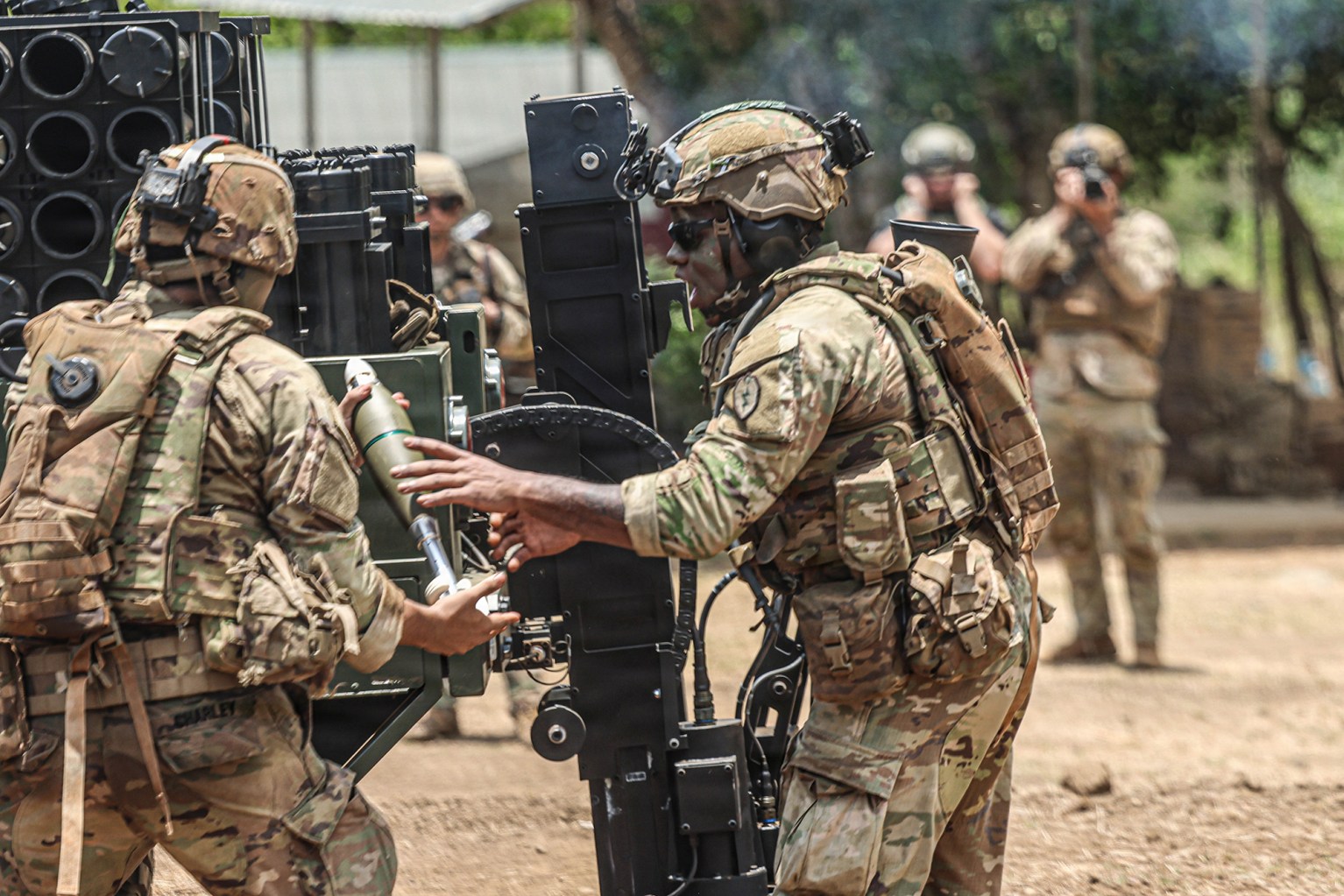 Vmims GPS-guided mortar system is meant to automate the call for fire