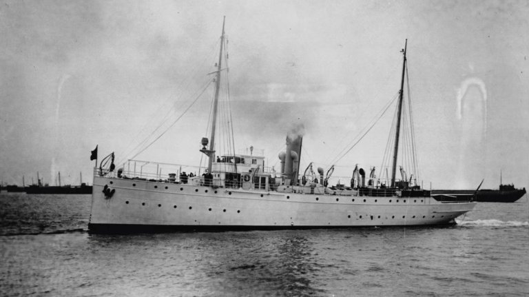 The USCGC Tampa at sea in 1912, when it was originally a Revenue Service Cutter named Miami.  Coast Guard photo.