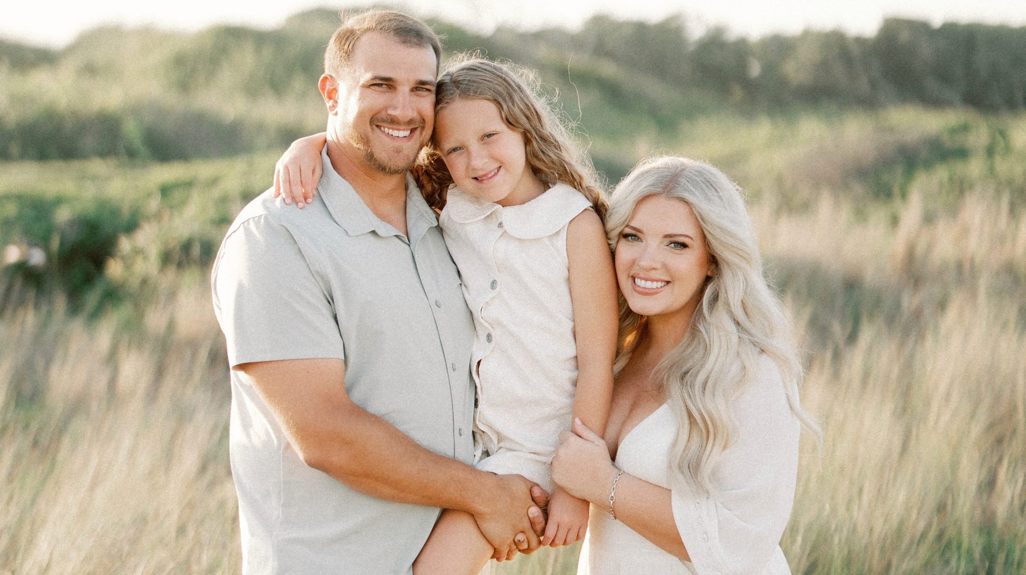 Lauren Palladini, with her daughter Everly and husband, underwent numerous surgeries after her Army doctors caused major internal bleeding during a 2019 C-section delivery.