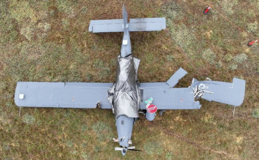 The plane's pilot was an experienced special operations flyer, but was new to flying the single-englne Skyraider II.