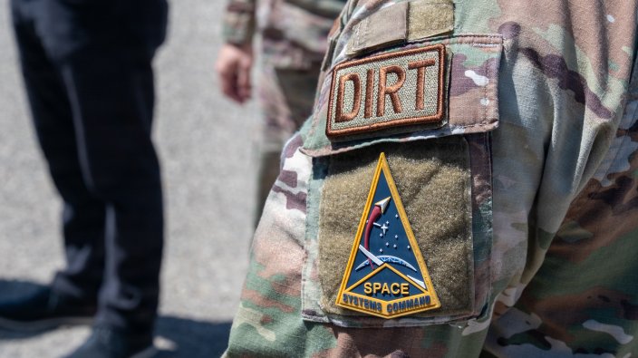 An Airman assigned to the 30th Civil Engineer Squadron listens to a briefing during an honorary commanders insight tour at Vandenberg Space Force Base, Calif., May 14, 2026. The 30th CES Horizontal Flight, are responsible for the installation’s utility maintenance, operating heavy equipment and maintaining mission facilities. (U.S. Space Force photo by Airman 1st Class Ian Hawkes) 