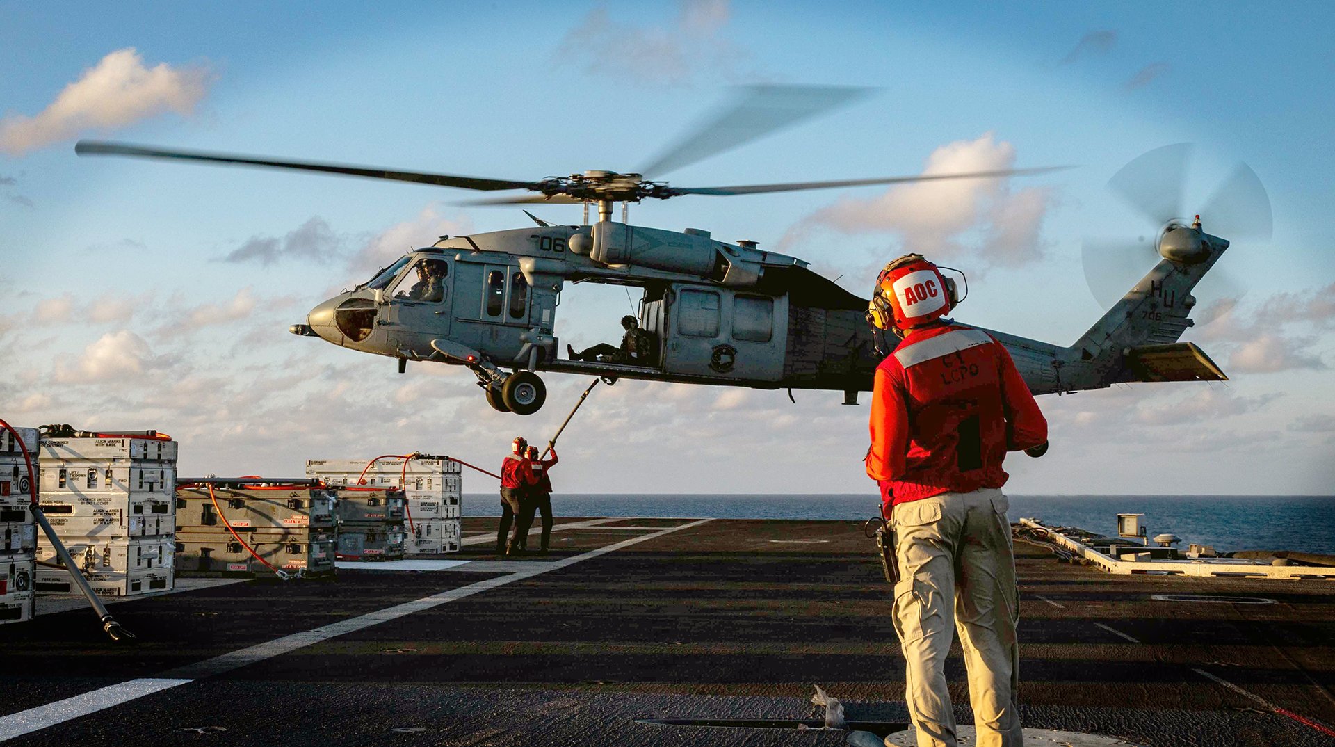 Aircraft carrier supplies