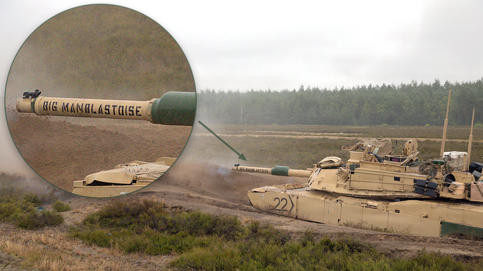 U.S. Soldiers from Bravo Company, 2nd Battalion, 37th Armor Regiment, 1st Armored Brigade Combat Team, 1st Armored Division, position their M1A2 Abrams into a berm fighting position and fire at targets using the main gun, near Boleslawiec, Poland, July 23, 2026.The berm fighting position is a pit that has been dug out in order to sink the tank below ground level leaving only the turret exposed, minimizing the exposed profile by using cover and concealment. U.S. Army V Corps, headquartered in Fort Knox, Kentucky, is the Army’s only forward-deployed corps in Europe, providing command and control of rotational forces in support of NATO allies and partners. V Corps enhances regional security, strengthens interoperability, and supports deterrence efforts across the European theater. (U.S. Army Reserve photo by Staff Sgt. Logan Ubaldo Lechuga)