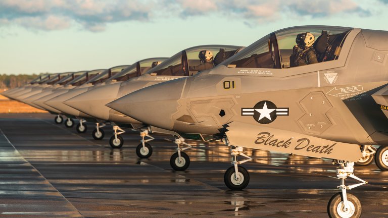 Marine Fighter Attack Squadron (VMFA) 542 in 2024. The Air Force awarded the squadron the Gallant Unit award for actions during operations Rough Rider, Midnight Hammer and other combat in 2025 while assigned to an Air Force expeditionary wing.