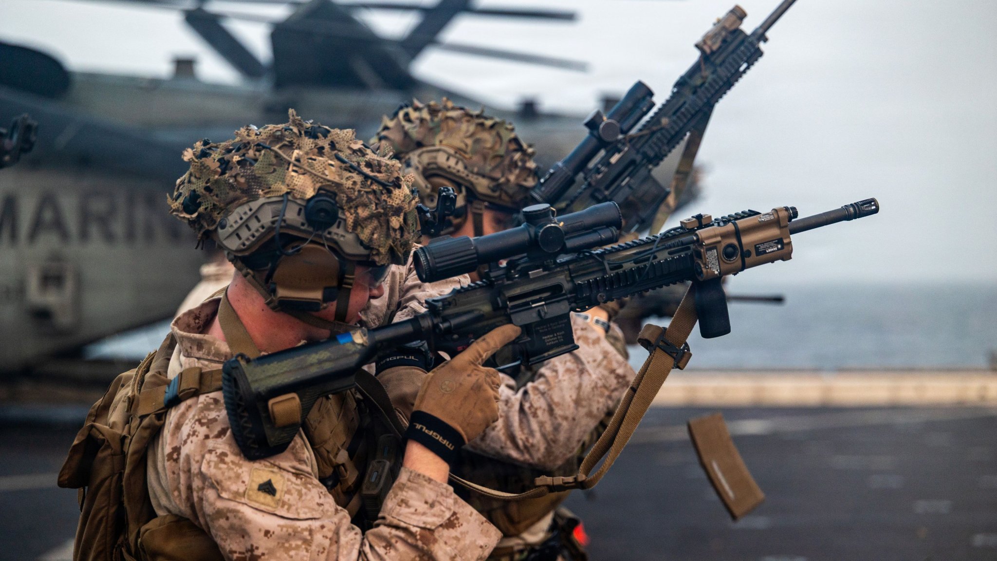 More than three dozen sailors and Marines wounded this month in support of the Iran war