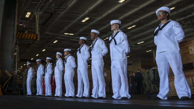 U.S. Sailors man the rails as Nimitz-class aircraft carrier USS Abraham Lincoln (CVN 72) returns to its homeport of San Diego following 10 months of operations in the U.S. 5th and 7th Fleet areas of operations, Oct. 8, 2026. An integral part of the U.S. Pacific Fleet, U.S. 3rd Fleet leads the naval forces in the region and provides the realistic, relevant training necessary to execute our Navy’s role across the full spectrum of military operations – from combat operations to humanitarian assistance and disaster response. U.S. 3rd Fleet works together with allies and partners to advance freedom of navigation and overflight, the rule of law and other principles that underpin security for the region. (U.S. Navy photo by Mass Communication Specialist ¬¬¬3rd Class Samuel Evarts)