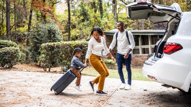 Family going on a trip