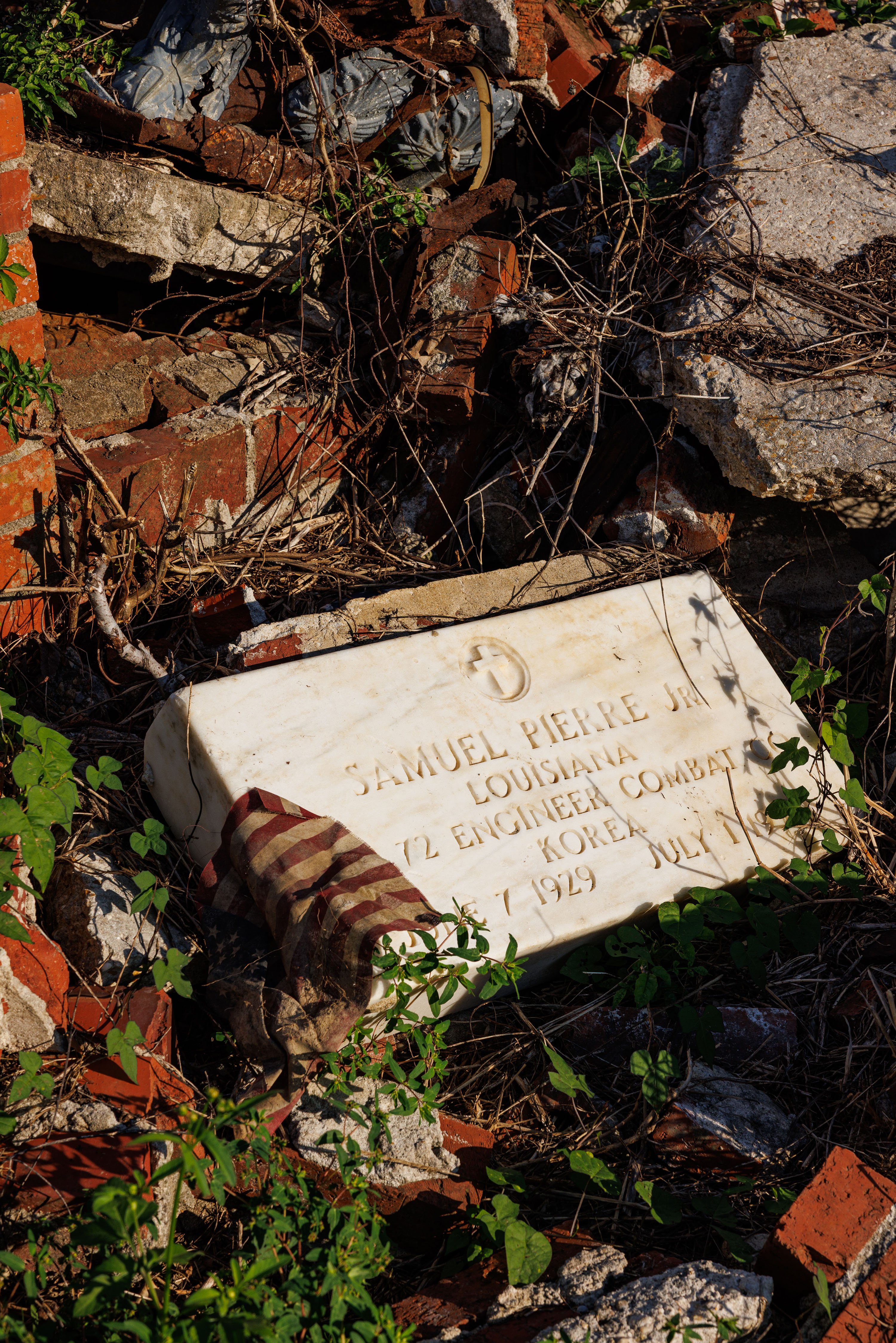 Sweet Olive Cemetery, Samuel Pierre Grave