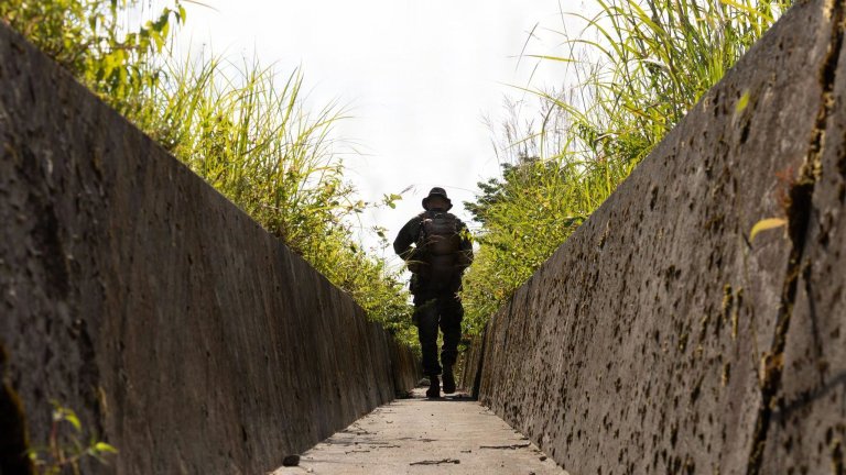A Marine was arrested on suspicion of the death of a Japanese woman on Okinawa.